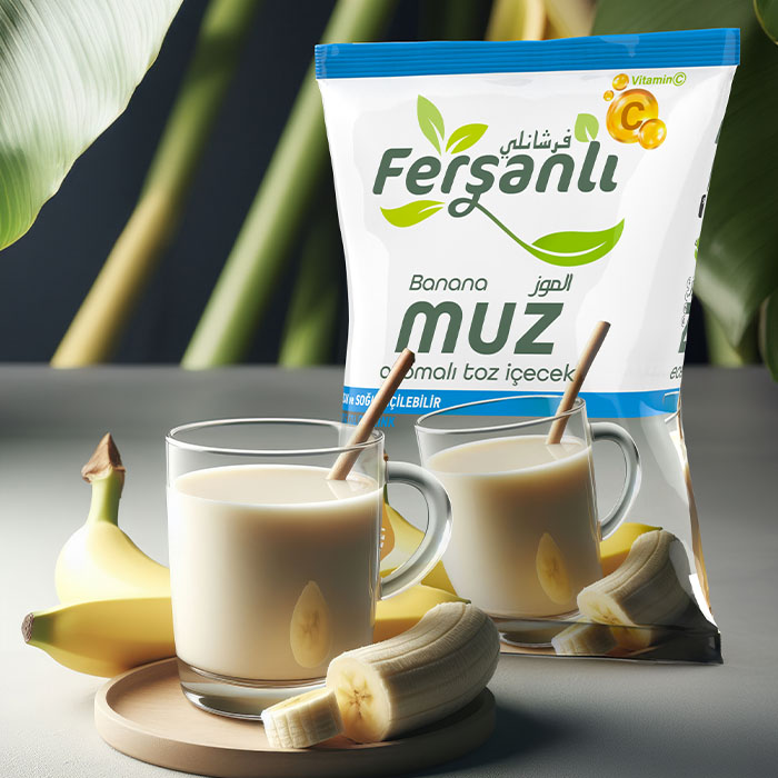 Muz Aromalı Toz İçecek
