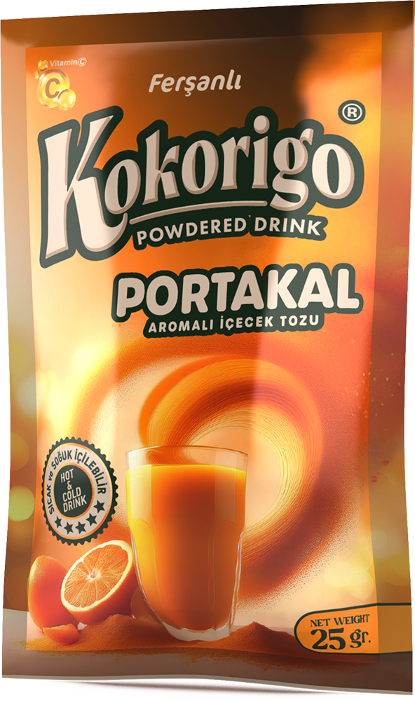 Portakal Aromalı Toz İçecek